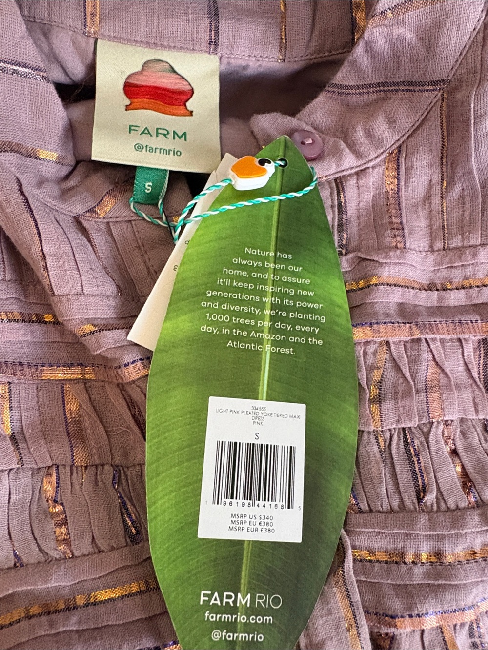 NWT Farm Rio Pleated Yoke Tiered
Prairie Maxi Dress - Picture 5 of 5